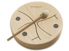 Holz Tamburin 3 tönig